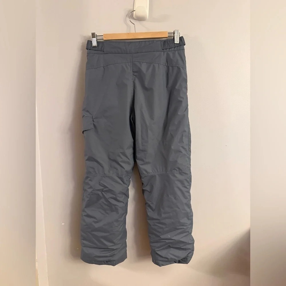 Columbia Youth Gray Insulated Snow Pants Size L 14/16 Outgrown